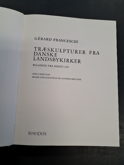 Træskulpturer fra danske landsbykirker af Gérard Franceschi